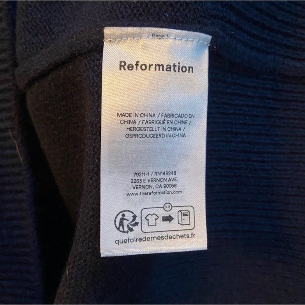 Reformation Maeve Cashmere Polo Dress - Picture 9 of 13